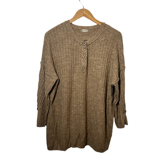 Free People Half Button Tunic‎ - Picture 1 of 7